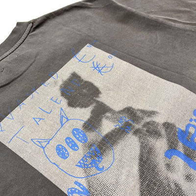 Wasted Talent Esla Premium Long Sleeve T-Shirt - Washed Black