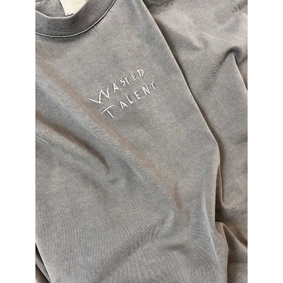 Wasted Talent Esla Premium Long Sleeve T-Shirt - Washed Black