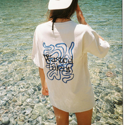 Wasted Talent Thames T-Shirt - Bone