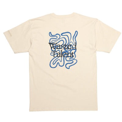 Wasted Talent Thames T-Shirt - Bone