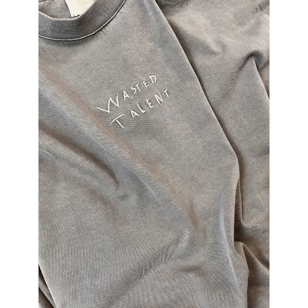 Wasted Talent Esla Premium Long Sleeve T-Shirt - Washed Black