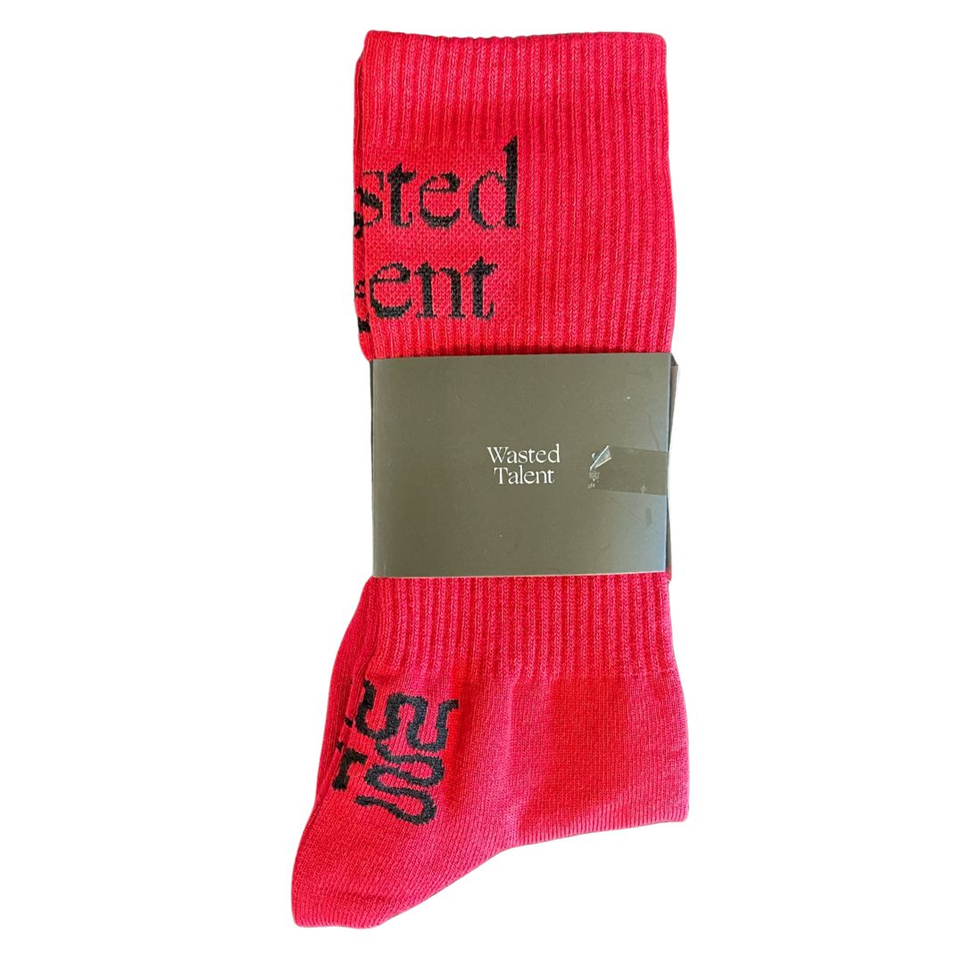 Wasted Talent Ignara Socks - Red