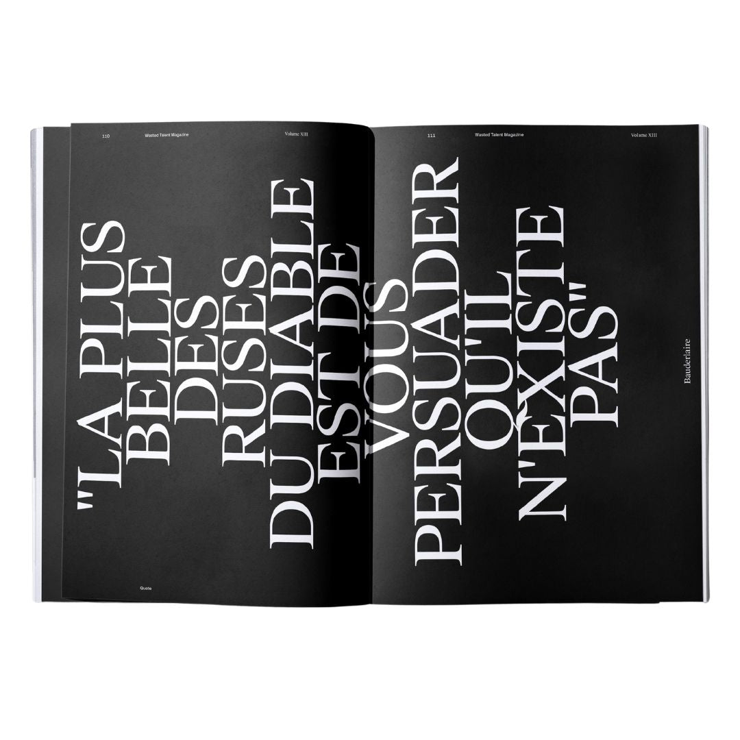 Wasted Talent Magazine Vol XIII & Wasted Talent Tote Bag