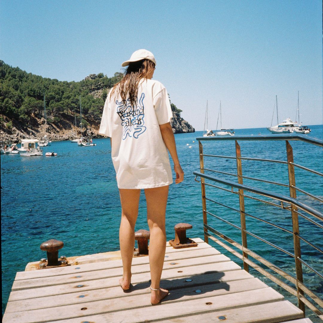 Wasted Talent Thames T-Shirt - Bone