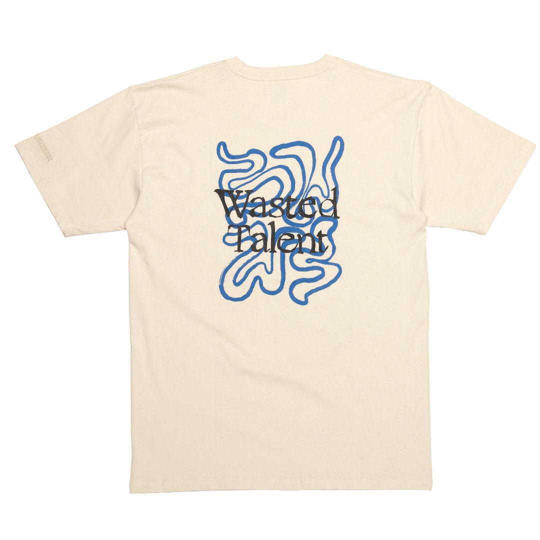 Wasted Talent Thames T-Shirt - Bone