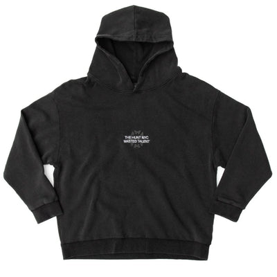 Wasted Talent X The Hunt NYC Hooded Sweatshirt - Kaviar Black