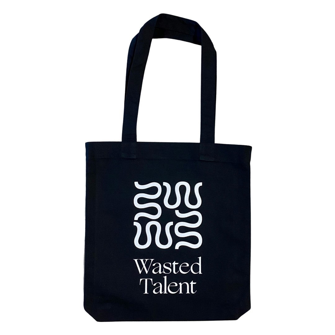 Wasted Talent Tote Bag - Black